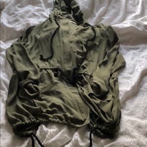 Army green jacket